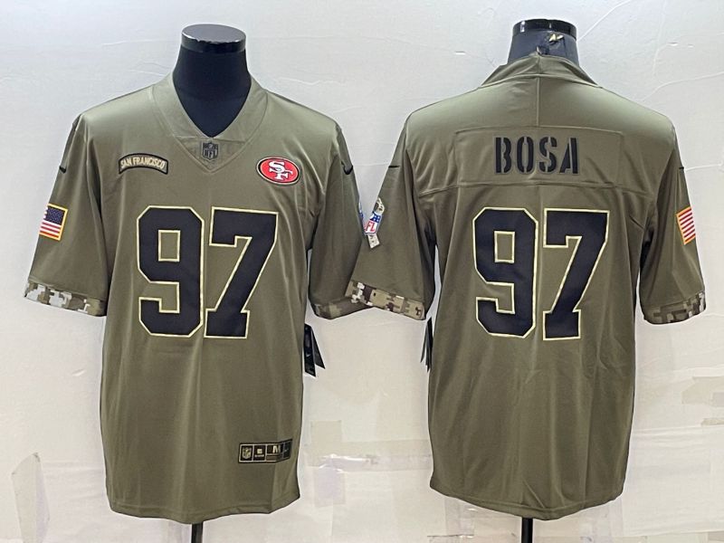 Men San Francisco 49ers #97 Bosa Green 2022 Vapor Untouchable Limited Nike NFL Jersey->san francisco 49ers->NFL Jersey